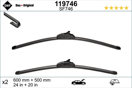 Lamela stergator SWF 119746