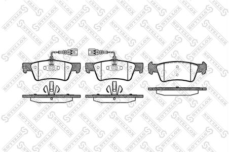 Set placute frana Stellox 1198 002-SX