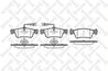 Set placute frana Stellox 1198 002-SX
