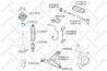 SET REPARATIE RULMENT FLANSA AMORTIZOR STELLOX 12-37066-SX - Compatibil cu ABARTH, CITROEN, FIAT, FORD, LANCIA, PEUGEOT, TOYOTA