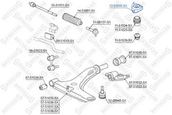 RULMENT SARCINA SUPORT ARC STELLOX 12-51015-SX - Compatibil cu CHRYSLER, DODGE, HYUNDAI, KIA, MITSUBISHI