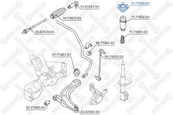 RULMENT SARCINA SUPORT ARC STELLOX 12-71053-SX - Compatibil cu MAZDA