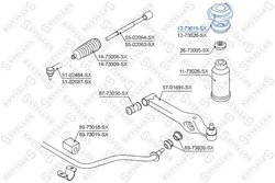 Rulment sarcina suport arc Stellox 12-73019-SX