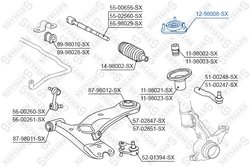 RULMENT SARCINA SUPORT ARC STELLOX 12-98008-SX - Compatibil cu TOYOTA