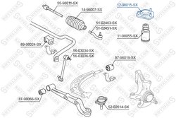 Rulment sarcina suport arc Stellox 12-98015-SX