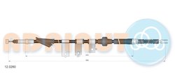 CABLU FRANA DE MANA ADRIAUTO 12.0260 - Compatibil cu HONDA, MG, ROVER