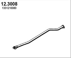 RACORD EVACUARE ASSO 12.3008 - Compatibil cu CITROEN, FIAT, PEUGEOT