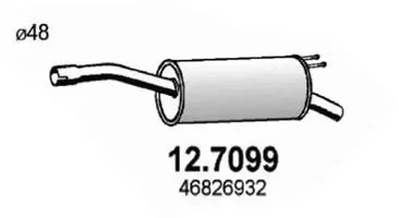 Toba esapament finala ASSO 12.7099