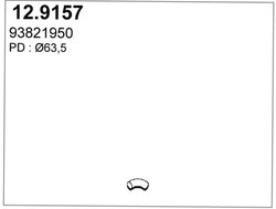 RACORD EVACUARE ASSO 12.9157 - Compatibil cu IVECO