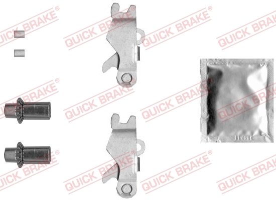 SET REPARATIE, CHEIE FRANA QUICK BRAKE 120 53 001 - Compatibil cu CHRYSLER, MAYBACH, MERCEDES-BENZ