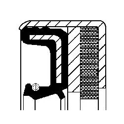 SIMERING DIFERENTIAL CORTECO 12001895B - Piesa auto compatibila cu mai multe marci