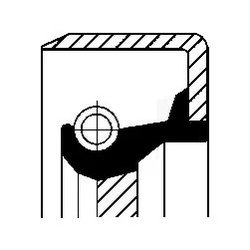 SIMERING ARBORE COTIT CORTECO 12011279B - Compatibil cu FIAT, FSO, SEAT