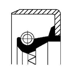 Simering diferential Corteco 12012549B