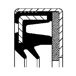 SIMERING DIFERENTIAL CORTECO 12014907B - Piesa auto compatibila cu mai multe marci