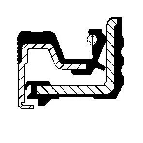 SIMERING DIFERENTIAL CORTECO 12019512B - Compatibil cu IVECO