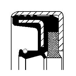 Simering diferential Corteco 12019672B