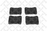 Set placute frana Stellox 1204 000B-SX