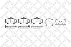 Set placute frana Stellox 1205 002-SX