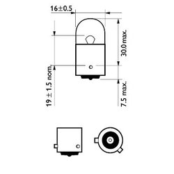 BEC, SEMNALIZATOR PHILIPS 12093NACP - Compatibil cu AUDI, FORD, SEAT, SKODA, VW