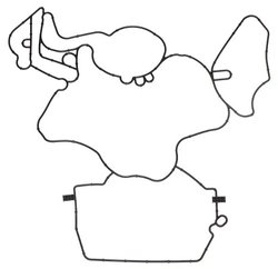 GARNIT.ETANSARE, CAPAC (CARTER MOTOR) ELRING 122.472 - Compatibil cu AUDI, PORSCHE, VW