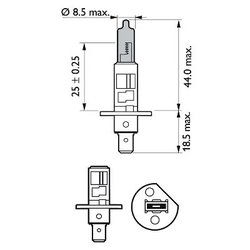 BEC, FAR FAZA LUNGA PHILIPS 12258WVUSM - Compatibil cu ABARTH, ALFA ROMEO, ALPINA, AUDI, BMW, CHEVROLET, CHRYSLER, CITROEN, DACI