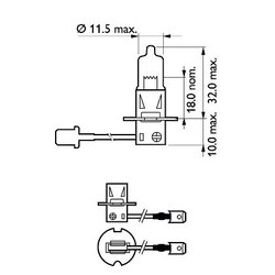 Bec, far faza lunga PHILIPS 12336PRC1