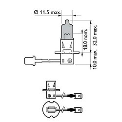 BEC, FAR FAZA LUNGA PHILIPS 12336WVUB1 - Compatibil cu ABARTH, ALFA ROMEO, ALPINA, AUDI, AUTOBIANCHI, BMW, CHEVROLET, CHRYSLER, 