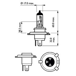 BEC, FAR FAZA LUNGA PHILIPS 12342LLECOS2 - Compatibil cu ABARTH, ALFA ROMEO, AUDI, AUSTIN, AUTOBIANCHI, BMW, CHEVROLET, CHRYSLER