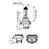 BEC, FAR FAZA LUNGA PHILIPS 12360B1 - Compatibil cu ALPINA, AUDI, BMW, CHEVROLET, CITROEN, DAIHATSU, FIAT, FORD, FORD USA, HONDA