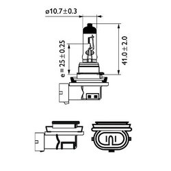 Bec, far faza lunga PHILIPS 12360C1