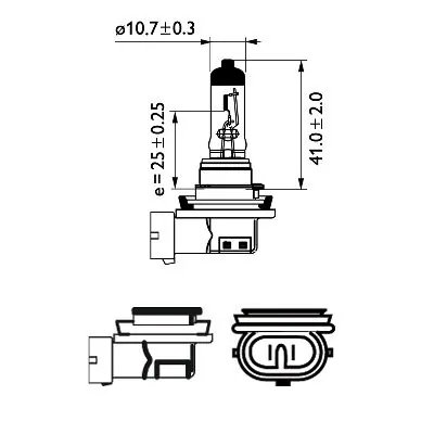 Bec, far faza lunga PHILIPS 12360C1