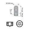 Bec, semnalizator PHILIPS 12396NACP