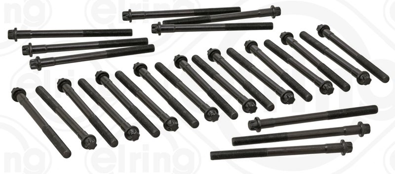 SET SURUBURI CHIULASA ELRING 124.791 - Compatibil cu BREDAMENARINIBUS, CAMC, ERF, FAP, HIGER, JAC, LAZ, MAN, NEOPLAN, PLAXTON, S