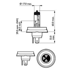 BEC, FAR FAZA LUNGA PHILIPS 12475C1 - Compatibil cu CITROEN, RENAULT TRUCKS