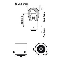 BEC, SEMNALIZATOR PHILIPS 12496NACP - Compatibil cu ABARTH, ALFA ROMEO, ALPINA, AUDI, BMW, CHEVROLET, CHRYSLER, CITROEN, DACIA, 