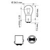 Bec, semnalizator PHILIPS 12499LLECOCP