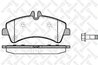 Set placute frana Stellox 1258 000-SX