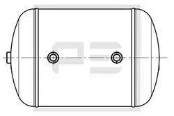 REZERVOR AER SISTEM COMPRESOR PE AUTOMOTIVE 126.249-80A - Compatibil cu SCANIA