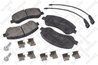 SET PLACUTE FRANA STELLOX 1261 002-SX - Compatibil cu FORD, VW