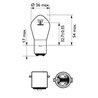 Bec, far faza lunga PHILIPS 12728BW