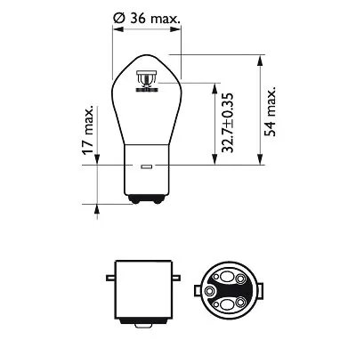 Bec, far faza lunga PHILIPS 12728C1
