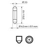 BEC INCANDESCENT PHILIPS 12818CP - Piesa auto compatibila cu mai multe marci