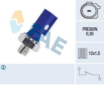 SENZOR PRESIUNE ULEI FAE 12841 - Compatibil cu MERCEDES-BENZ, MITSUBISHI, SMART
