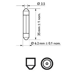 Bec incandescent PHILIPS 12848CP