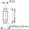 BEC, LUMINI INTERIOARE PHILIPS 12866B2 - Compatibil cu ABARTH, ALFA ROMEO, ALPINA, AUDI, AUTOBIANCHI, BMW, CHEVROLET, CITROEN, D