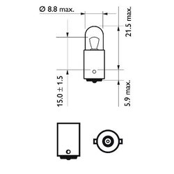 Bec, semnalizator PHILIPS 12929CP