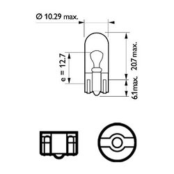 BEC, SEMNALIZATOR PHILIPS 12961XVPB2 - Compatibil cu ABARTH, ALFA ROMEO, ALPINA, AUDI, AUSTIN, AUTOBIANCHI, BMW, CADILLAC, CHEVR