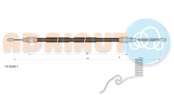 CABLU FRANA DE MANA ADRIAUTO 13.0206.1 - Compatibil cu FORD