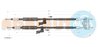 CABLU FRANA DE MANA ADRIAUTO 13.0243.1 - Compatibil cu FORD