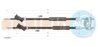CABLU FRANA DE MANA ADRIAUTO 13.0246.1 - Compatibil cu FORD